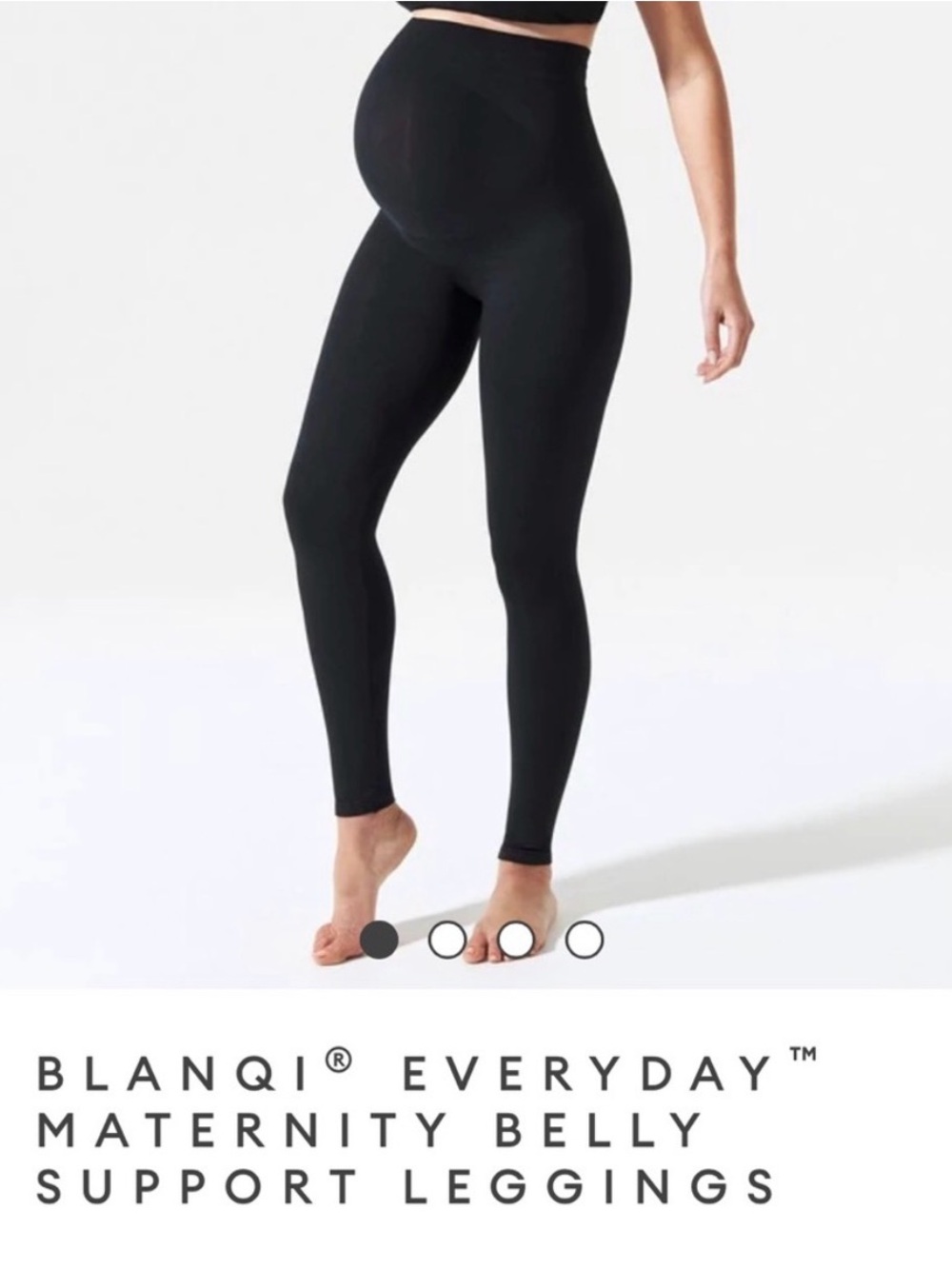 Blanqi Maternity Black Leggings